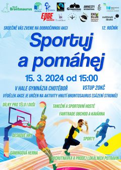 12. ročník Sportuj a pomáhej na Gymnáziu Chotěboř