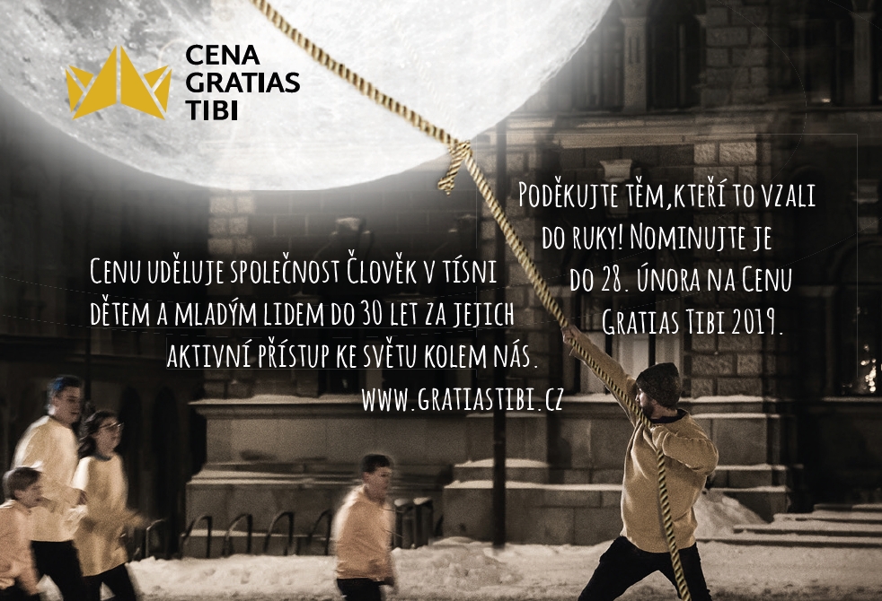 NOMINUJTE na Cenu Gratias Tibi 2019 právě teď! NOMINUJTE na Cenu Gratias Tibi 2019 právě teď!